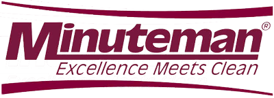 Minuteman International logo — commercial floor sweepers and scrubbers available at Enzo's Cleaning Systems in Ohio